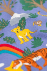 Frugi Libby Printed Leggings - Grape Into The Wild