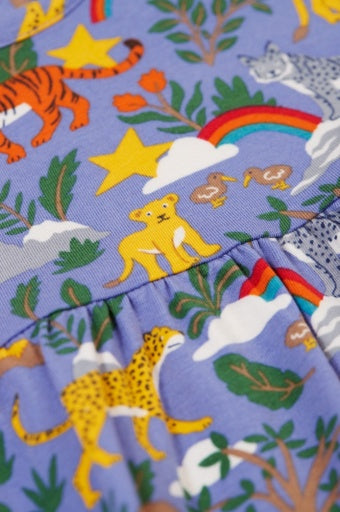Frugi Dee Dress - Grape Into The Wild