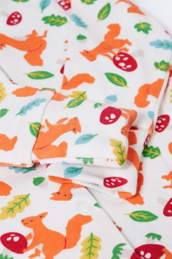 Frugi Scrumptious Babygrow Gift Set - Squirrel Friends