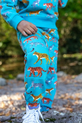 Frugi Malpas Joggers - Wild Cats