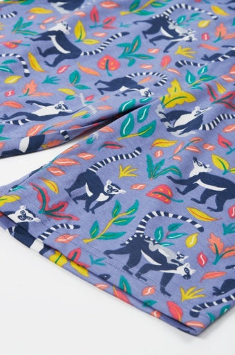 Frugi Palmer Printed Shorts - Lemur Laughs