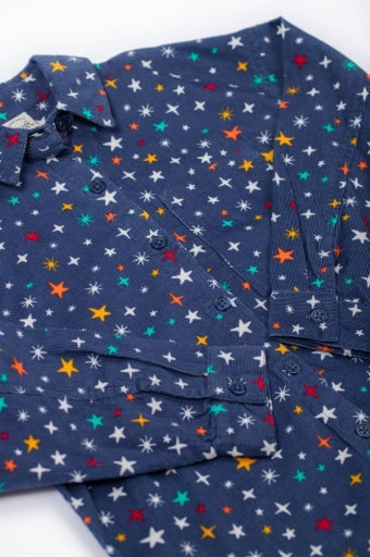 Frugi Jenson Shirt - Rainbow Galaxy