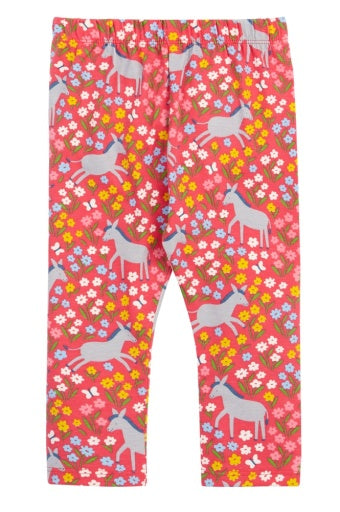 Frugi Libby Printed Leggings Donkey Drove