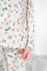 Frugi Lettuce Pjs - Better Together Ditsy