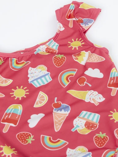 Frugi Marina Swimsuit - Sunshine Sprinkles