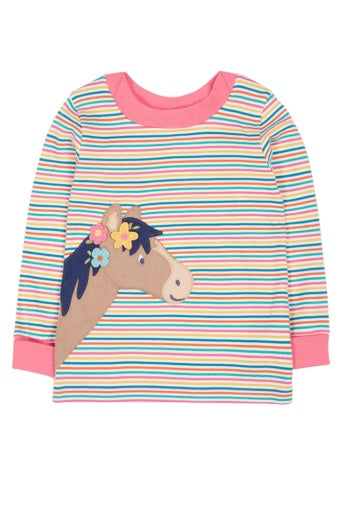 Frugi Easy On Top - Multi Stripe/Horse