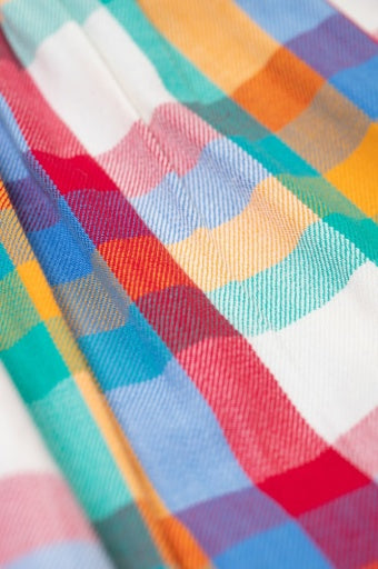 Frugi Ffion Dress - Rainbow Check