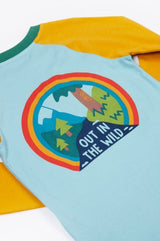 Frugi Leo Raglan Top - Lichen/Wild