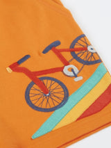 Frugi Birch Shorts - Spark Orange/Bike