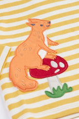 Frugi Frankie Outfit - Bumblebee Stripe/Squirrel Friends