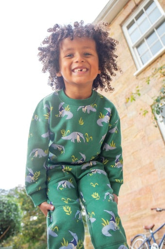 Frugi Malpas Joggers - Anteater Parade