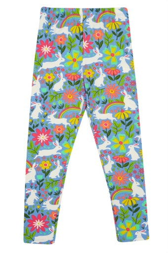 Frugi Libby Printed Leggings Bunny Bounce