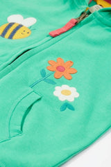 Frugi Carbis Hoodie - Jade/Bee