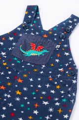 Frugi Durgan Printed Dungaree - Rainbow Galaxy