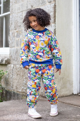 Frugi Malpas Joggers - Retro Happy