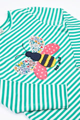 Frugi Theresa Top - Dragon Stripe/Bee