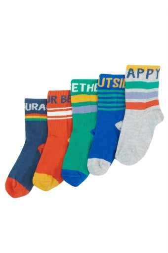 Frugi Sunnie Socks 5 Pack - Sisu Multipack