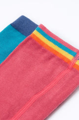 Frugi Norah 2Pk Tights - Hotchpotch/Rose