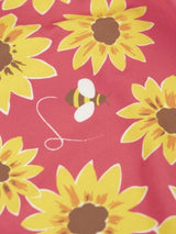 Frugi Rachel Rash Vest Set - Watermelon Sunflowers