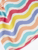 Frugi Little Swim Legionnaires Hat - Rainbow Wave