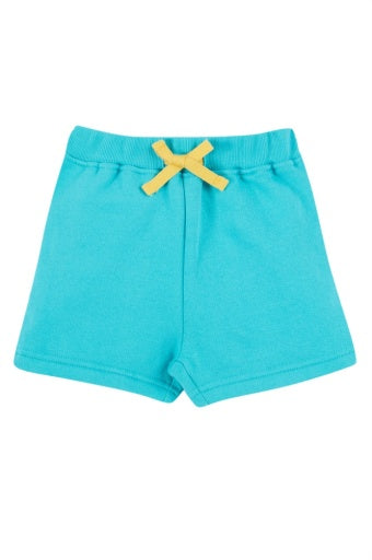 Frugi Sydney Applique Shorts - Sea Moss/Koala