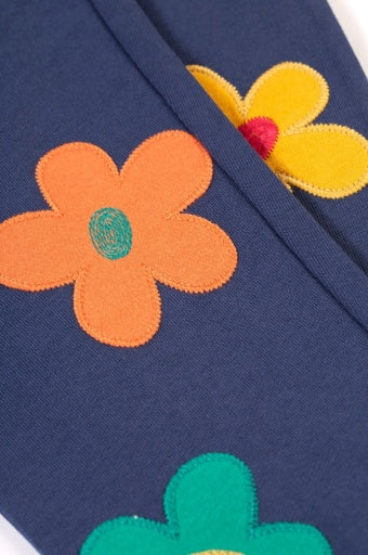 Frugi Perrin Parsnip Jogger - Navy Blue/Flowers