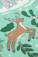 Frugi Libby Printed Leggings - Festive Forest