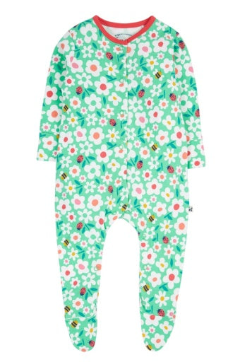 Frugi Lovely Babygrow - Busy Bugs