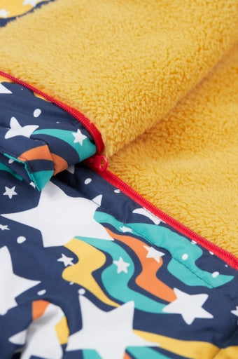 Frugi 2-In-1 Rambler Pram Suit To Coat - Magic Stars