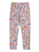 Frugi Libby Printed Leggings - Lupin Meadow Play