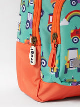 Frugi Little Adventurers Backpack - Terrific Tractors