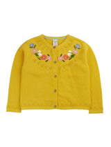 Frugi Juniper Cardigan - Bumblebee/Flowers