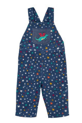 Frugi Durgan Printed Dungaree - Rainbow Galaxy