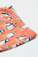 Frugi Libby Printed Leggings - Puffin Pals