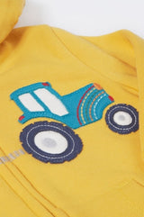 Frugi Carbis Hoodie - Bumblebee/Tractor