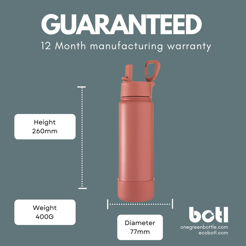 NEW 700ml One Green Epic Insulated Stainless Steel Canteen - Shag Pile
