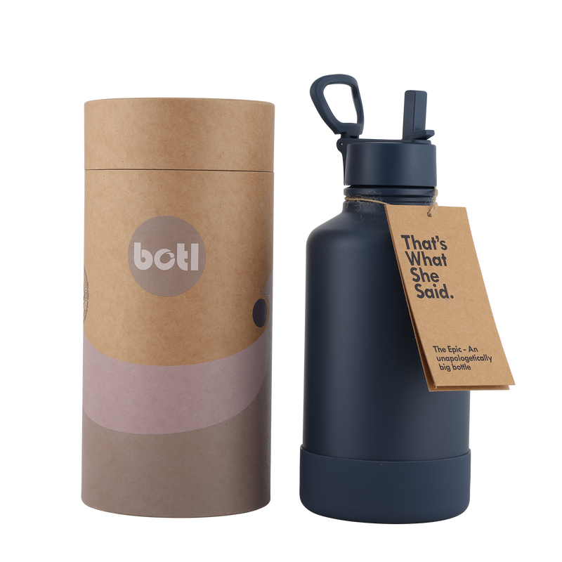 NEW 64oz One Green Epic Insulated Stainless Steel Canteen - Slate Blue