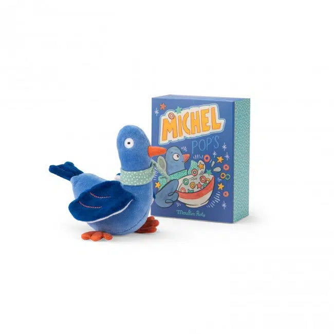 Moulin Roty Michel Pigeon Rattle - Puce & Pilou