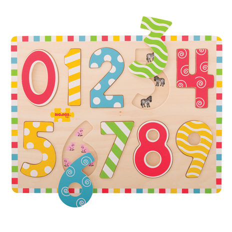 Bigjigs Numbers Wooden Inset Puzzle