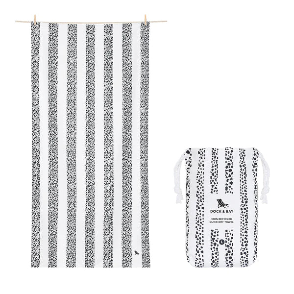 Dock & Bay Beach Towel - Charming Dalmatian