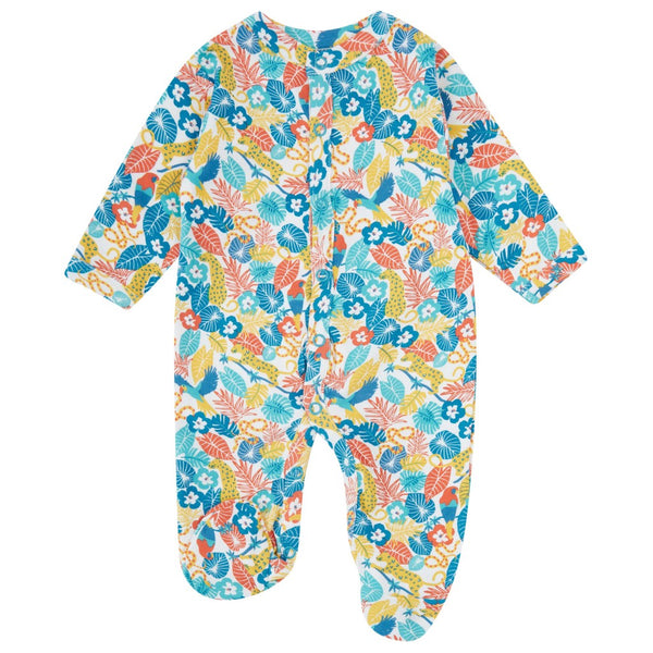 Piccalilly Footed Sleepsuit - Jungle