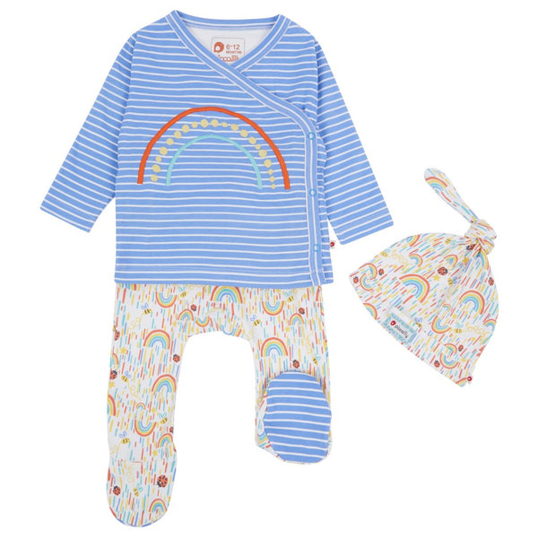 Piccalilly 3 Piece Baby Set - Sun Shower