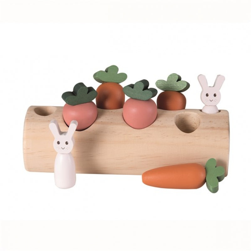 Egmont Toys Rabbit & Vegetables Log
