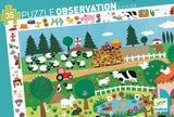 Djeco Observation Puzzle The farm - 35 pcs