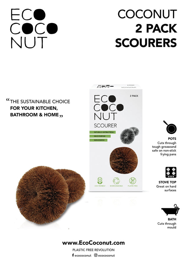 Eco Coconut Scourer - 2 Pack