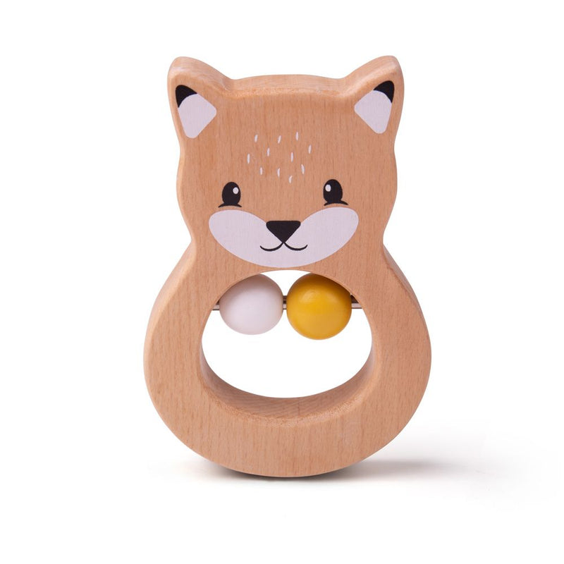 Baby Fox Rattle by Bigjigs