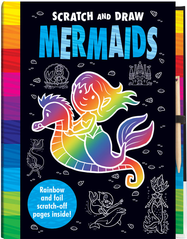 Mermaids Scratch & Draw Book