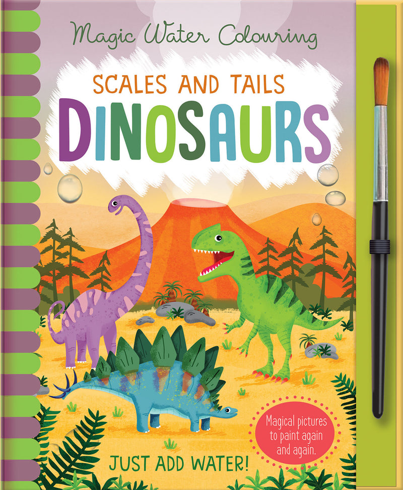 Dinosaurs Magic Water Colouring Book