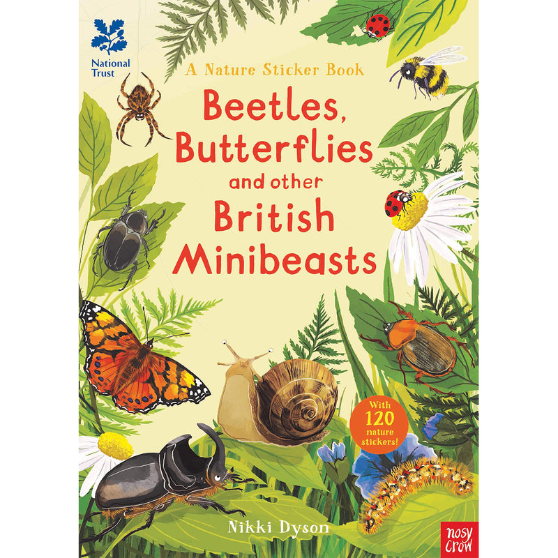 Beetles, Butterflies and other British Minibeasts Sticker Book