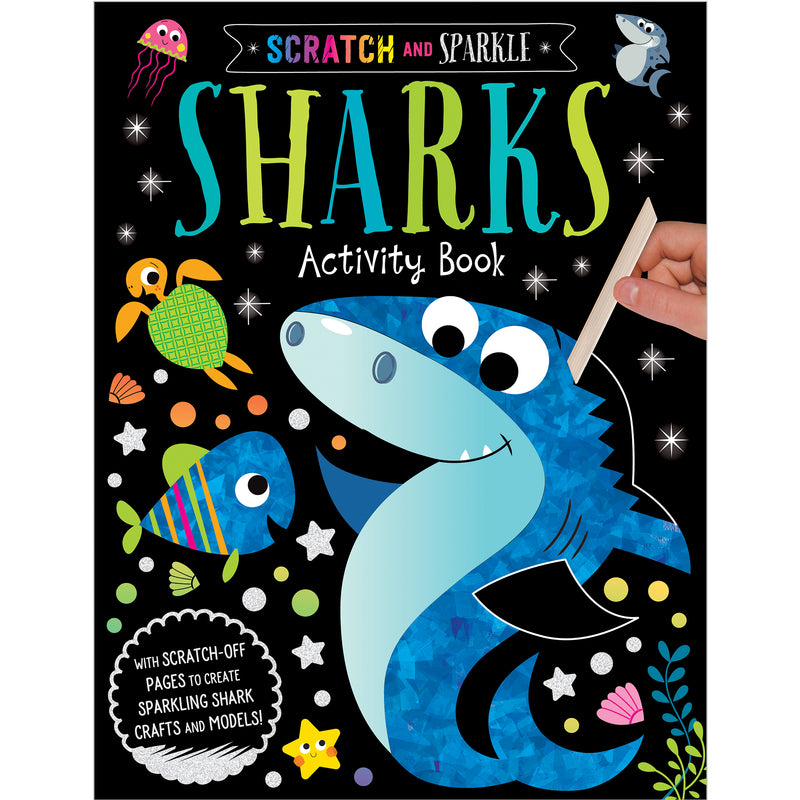 Sharks Scratch & Sparkle Activity Book